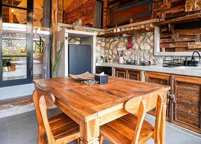Alma 5 - Cozy Modern Balinese 01 Bed With Private Pool アパート