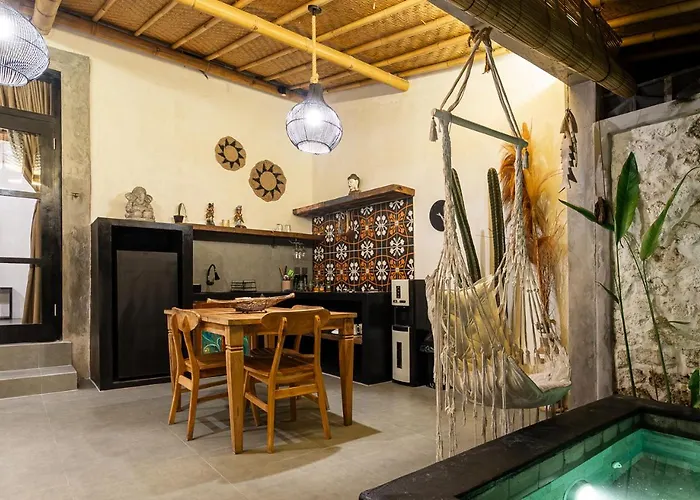Alma 5 - Cozy Modern Balinese 01 Bed With Private Pool * ウルワツ