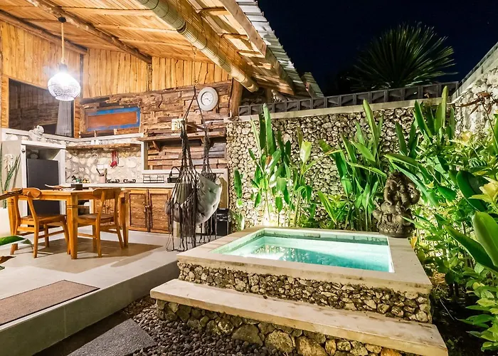 Alma 5 - Cozy Modern Balinese 01 Bed With Private Pool アパート
