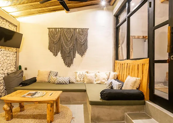 Alma 5 - Cozy Modern Balinese 01 Bed With Private Pool アパート ウルワツ
